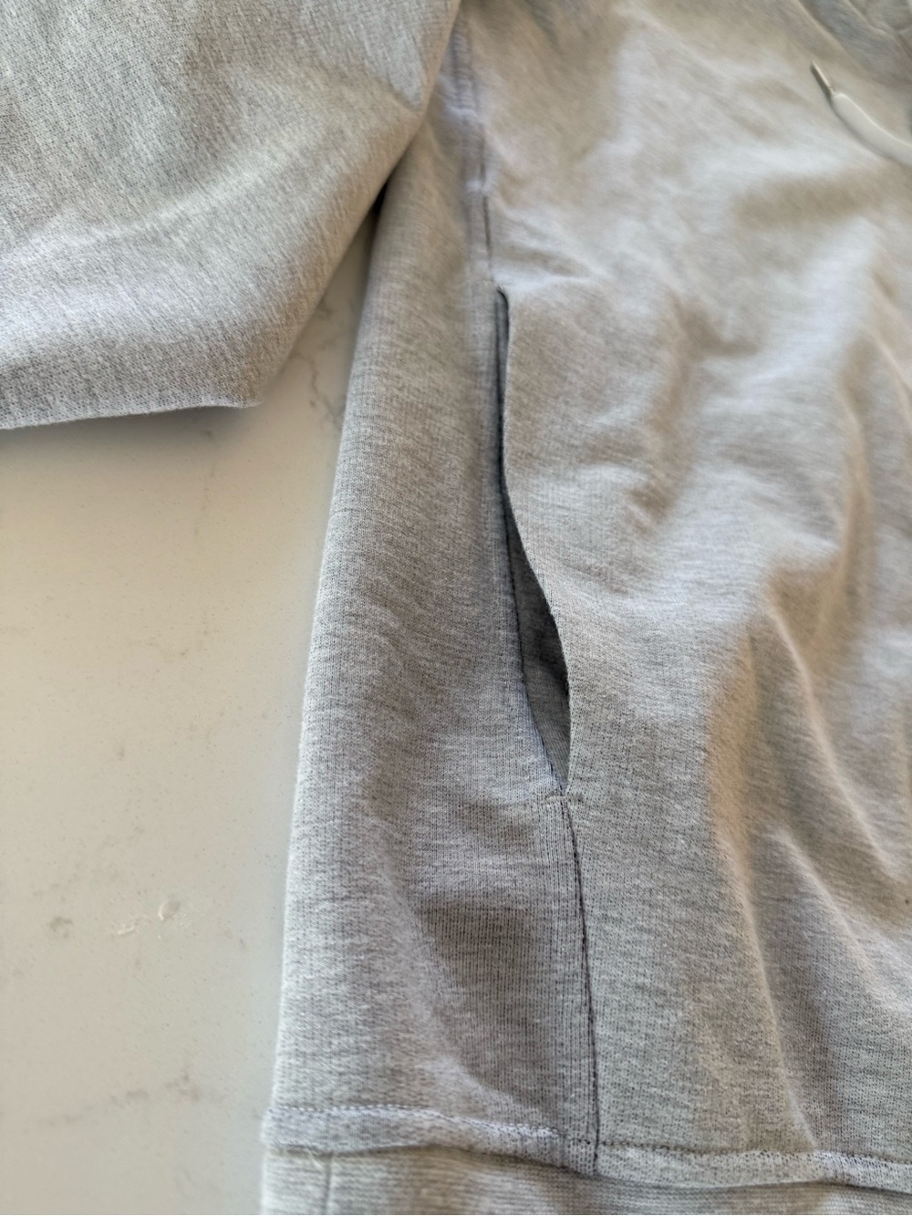 lululemon athletica Light Gray Hoodie with Black Lining - Picture 4 of 8